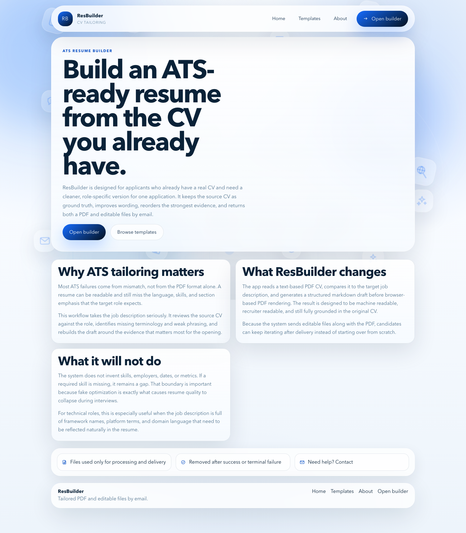 landing ats